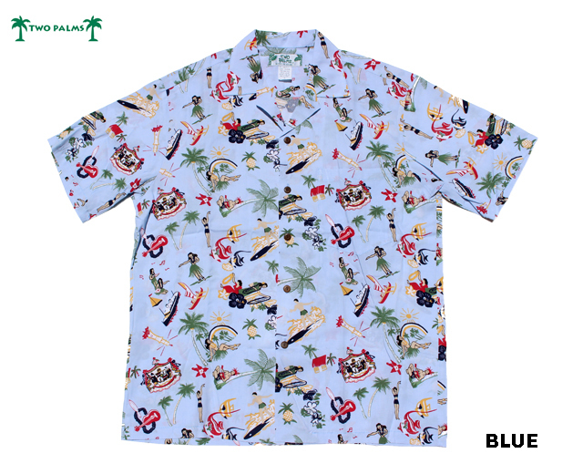 トゥーパームス アロハシャツ