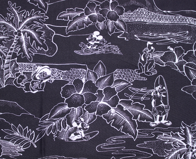 トゥーパームス アロハシャツ ディズニー ミッキーマウス