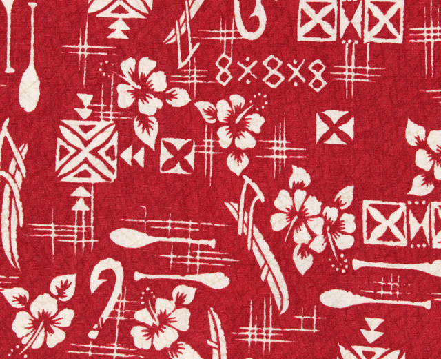 トゥーパームス 長袖 アロハシャツ ハワイ製