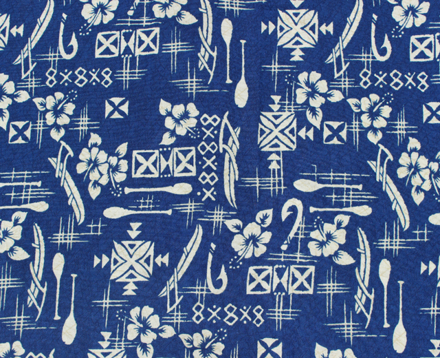 トゥーパームス 長袖 アロハシャツ ハワイ製