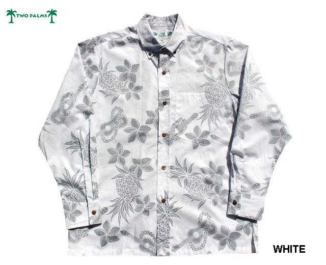 トゥーパームス 長袖 アロハシャツ ハワイ製