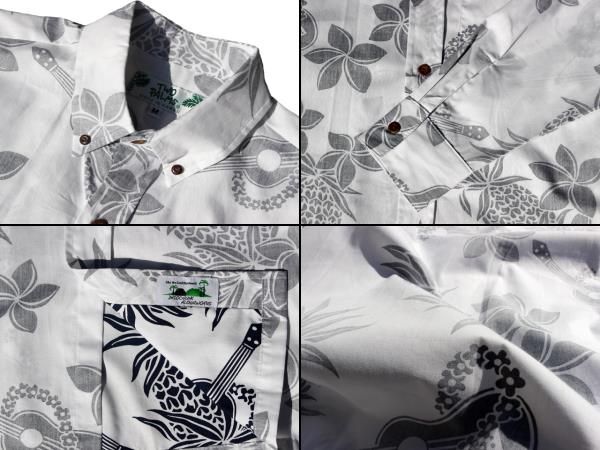 トゥーパームス 長袖 アロハシャツ ハワイ製