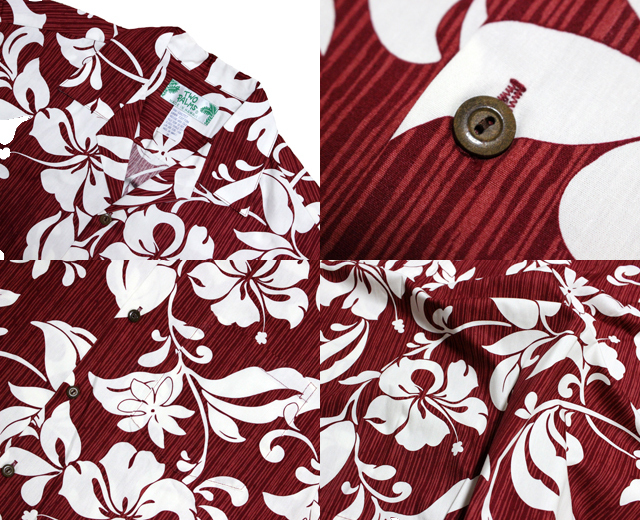 TWOPALMS アロハシャツ　ワンピース　セット TWO PALMS トゥーパームス アロハシャツ Maui マウイ ハワイ製 コットン