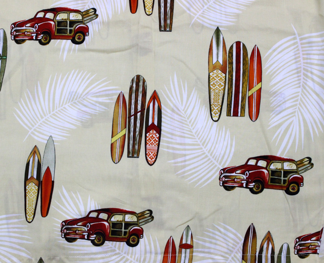 TWOPALMS トゥーパームス 長袖アロハシャツ ハワイ製