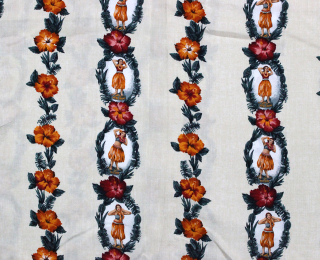 TWOPALMS トゥーパームス 長袖アロハシャツ ハワイ製