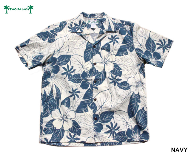 TWO PALMS トゥーパームス アロハシャツ Lanai ハワイ製 コットン