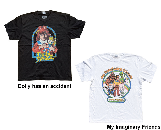 Steven Rhodes スティーブンローズ イラストTシャツ