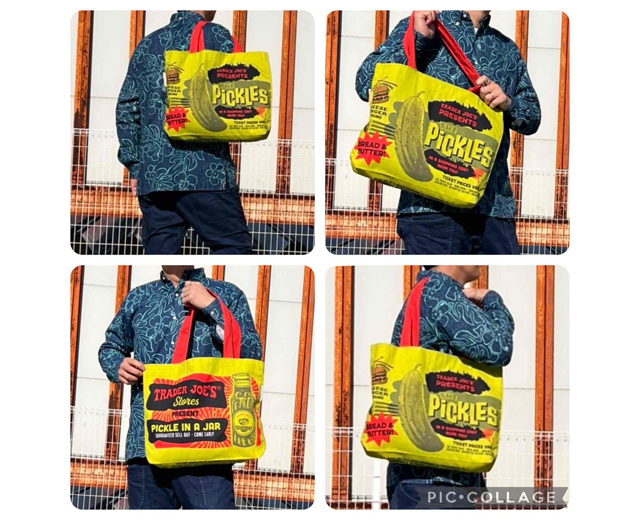 TRADER JOE’S トレーダージョーズ ピクルス エコバック トートバック