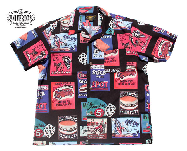 ユニバード72 アロハシャツ ダイナー