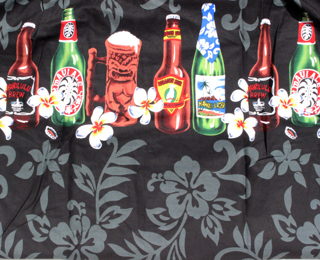 ウィーニーファッション アロハシャツ ハワイ製 ビール