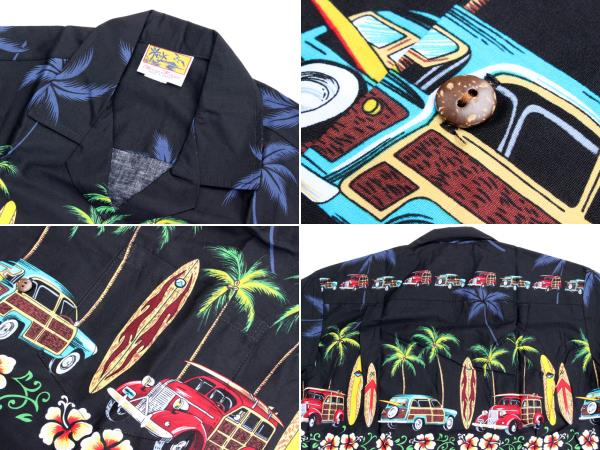 ウィーニーファッション アロハシャツ ハワイ製 ウッディ―カー