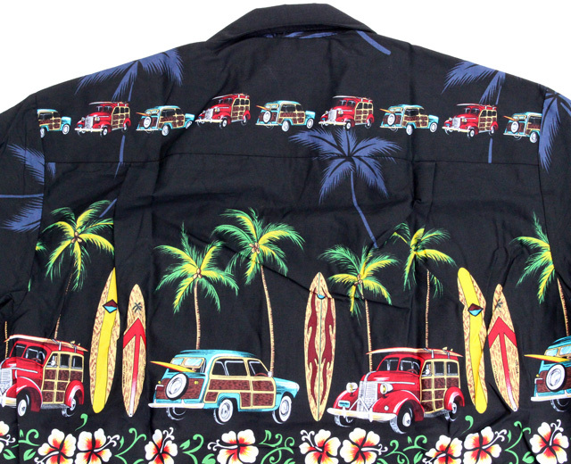 ウィーニーファッション アロハシャツ ハワイ製 ウッディ―カー