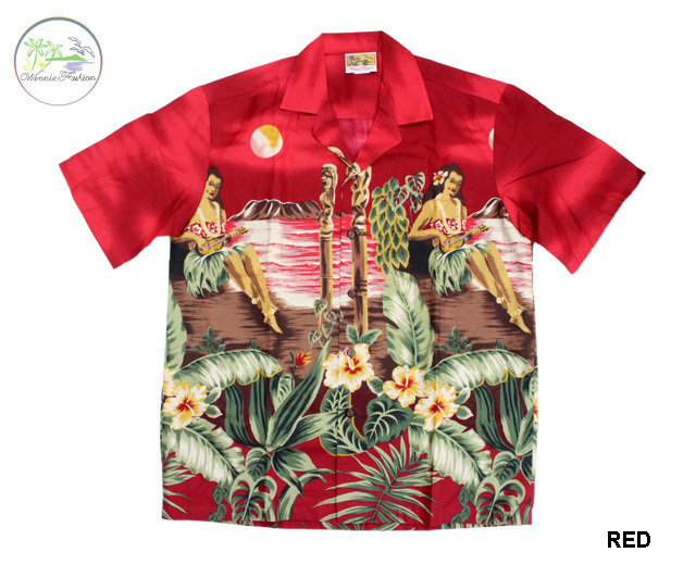 WINNEI FASHION ウィーニーファッション アロハシャツ HULA GIRL