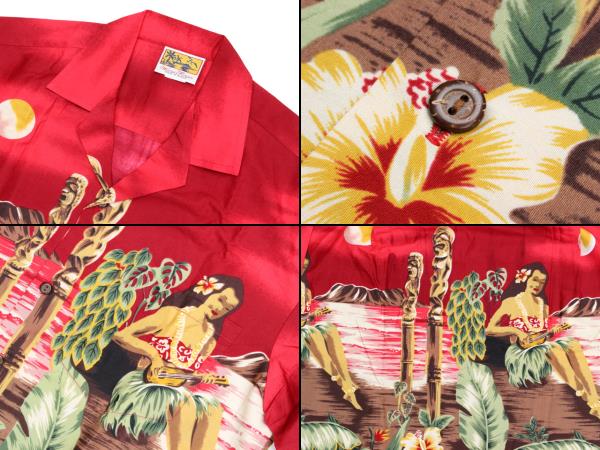 ウィーニーファッション アロハシャツ ハワイ製 フラガール