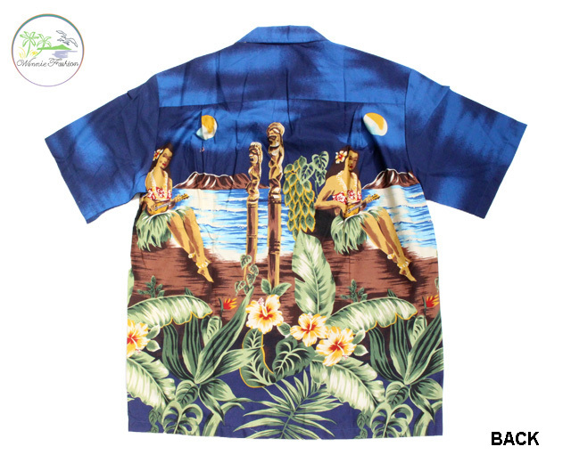 ウィーニーファッション アロハシャツ ハワイ製 フラガール