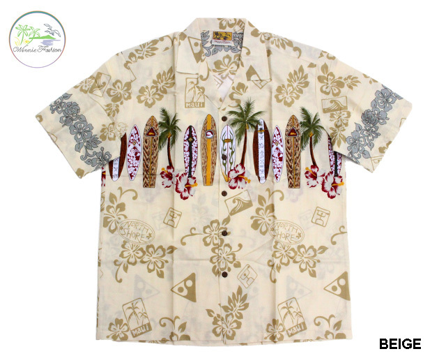 ィーニーファッション アロハシャツ ハワイ製 サーフボード