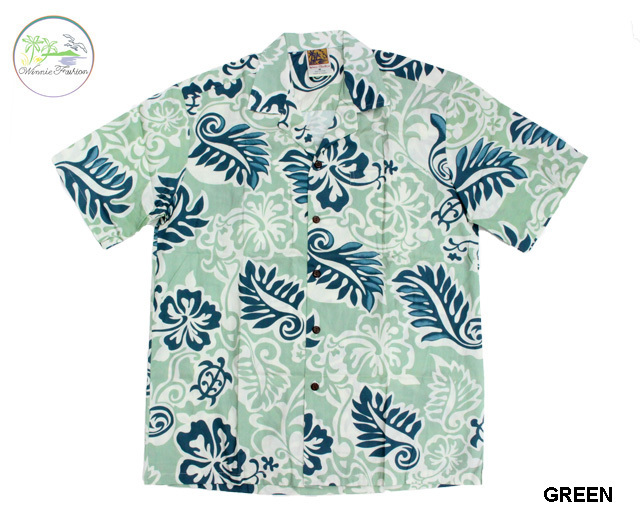 ウィーニーファッション アロハシャツ ハワイ製 ホヌ
