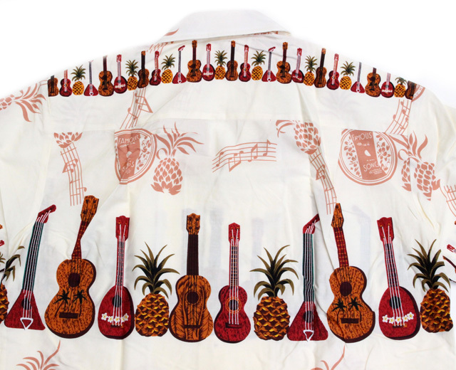 ウィーニーファッション アロハシャツ ハワイ製 ウクレレ