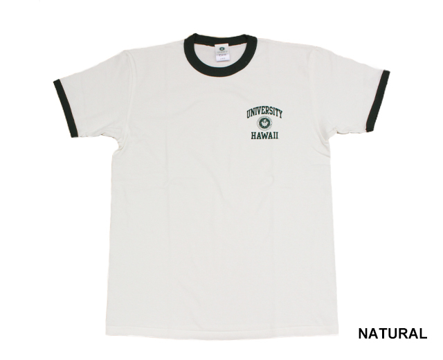 ハワイ大学 半袖リンガーTシャツ「UH RINGER Tee」アメカジ ハワイ大学 半袖リンガーTシャツ「UH RINGER Tee」アメカジ