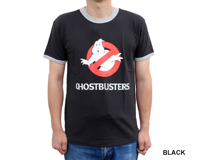 ゴーストバスターズ 半袖リンガーTシャツ「GHOST BUSTERS RINGER
