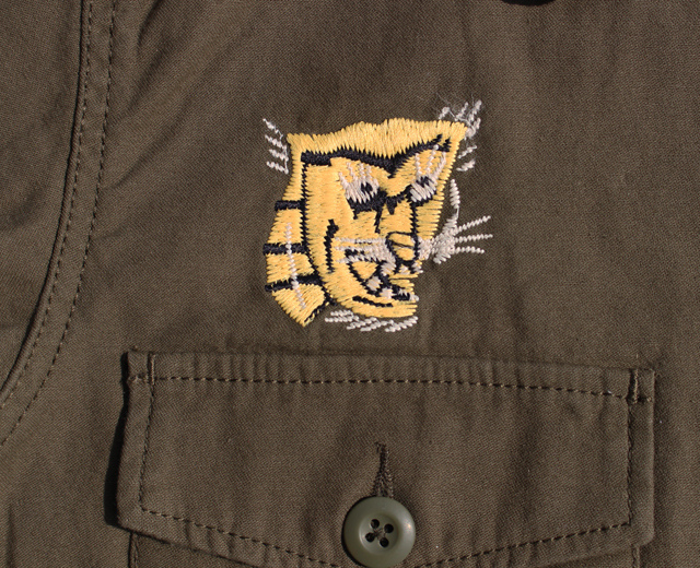 ヒューストン　ミリタリー　軍モノ　ベトナム　刺繍