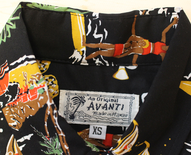 AVANTI アロハシャツ Lサイズ ブラック　シルク100% Avanti シャツ アロハシャツ メンズ レディース : ZOZOTOWN