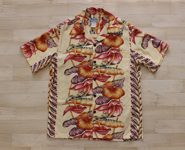 カラカウア　アロハシャツ　アンスリウム