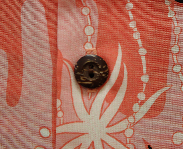 カラカウア　アロハシャツ　金魚