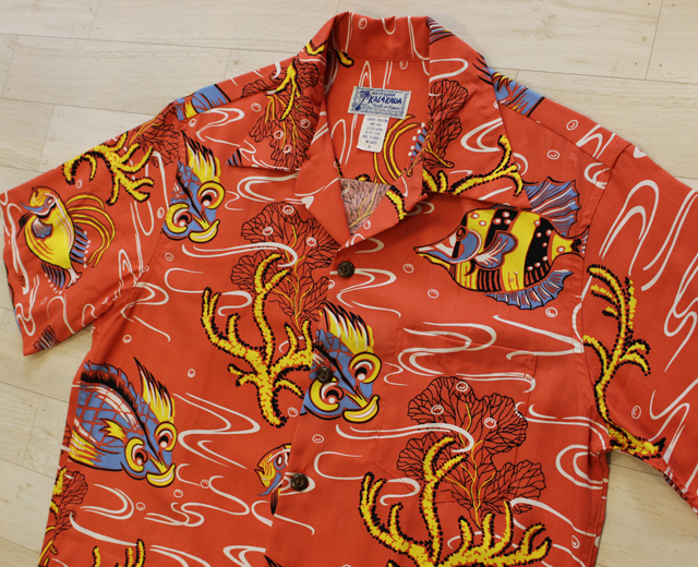 カラカウア　アロハシャツ　