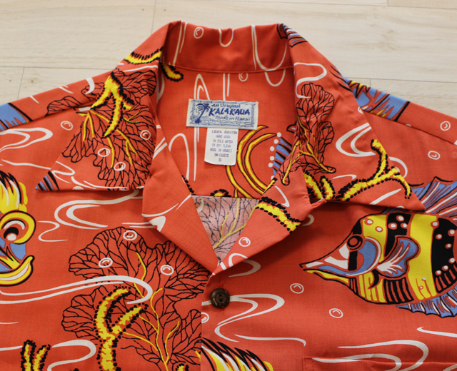 カラカウア　アロハシャツ　