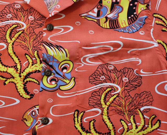 カラカウア　アロハシャツ　