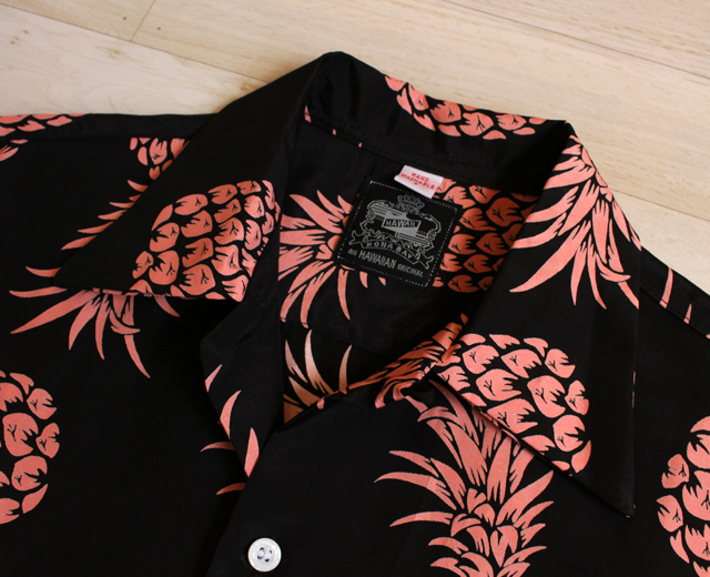 Kona Bay Hawaii/コナベイハワイ アロハシャツ ハワイ製 パイナップル 