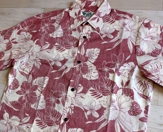 アロハシャツ　トゥーパームス　ツーパームス　ハワイ製