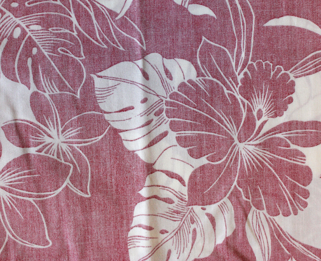 TWO PALMS トゥーパームス アロハシャツ ハワイ製 ピンク モンステラ