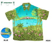 KAMEHAMEHA カメハメハ アロハシャツ タイ製
