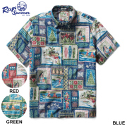 ReynSpooner レインスプーナー アロハシャツ クリスマス