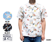 ダルチザン アロハシャツ ロケット 宇宙 ブタ