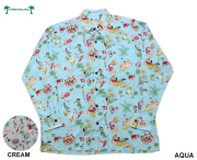 TWOPALMS トゥーパームス 長袖アロハシャツ ハワイ製