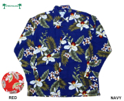 TWOPALMS トゥーパームス 長袖アロハシャツ ハワイ製