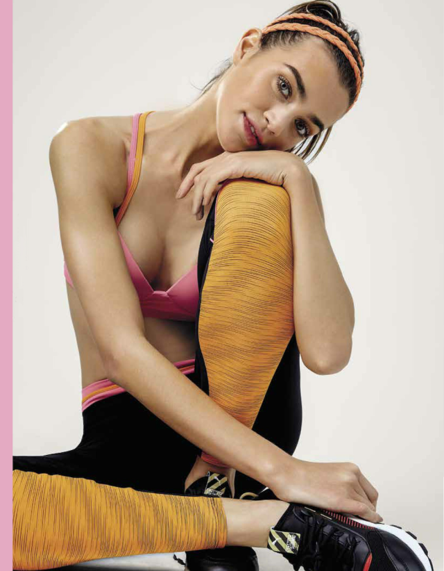 スポーツブラピンクレギンスヨガウェア