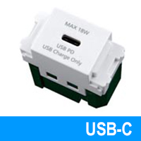 パナソニック】埋込充電用USBコンセント1ポート(18W)(USB-C