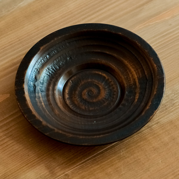 【送料無料】茶托 象谷 拭漆 135mm 5枚≪在庫確認後、1~3営業日で出荷≫ ( 退職祝い 定年 セット 湯のみ 湯呑み 山中漆器 )