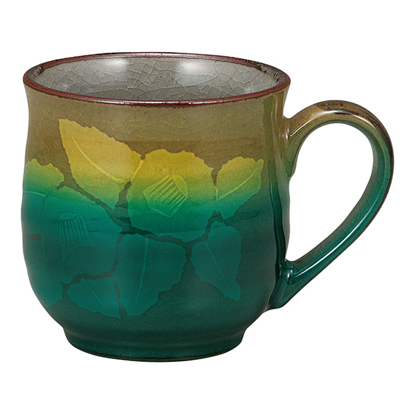【送料無料】九谷焼 マグカップ 銀山茶花≪在庫確認後、通常即日で出荷※5／7以降≫ ( 初任給 プレゼント 母の日 プレゼント デザイン マグ オリジナル タンブラー 九谷焼 )