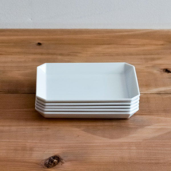 【送料無料】TY Square Plate White 90mm 5個セット≪2週間程で出荷予定≫ ( 1616 ／ arita japan スクエアプレート 食器 ホワイト 小皿 おしゃれ 有田焼 )