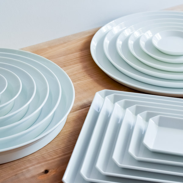 送料無料】 TY Square Plate White 6サイズセット / 1616