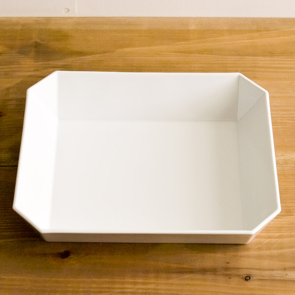 【ほたきき】1616/arita japanスクエアボウル&ラウンドボウル 送料無料】 TY Square Bowl White 220mm 1個 / 1616 / arita