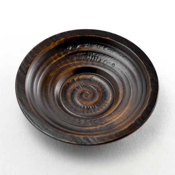 送料無料】 茶托 象谷 拭漆 135mm 5枚 / 初任給 プレゼント 母の日