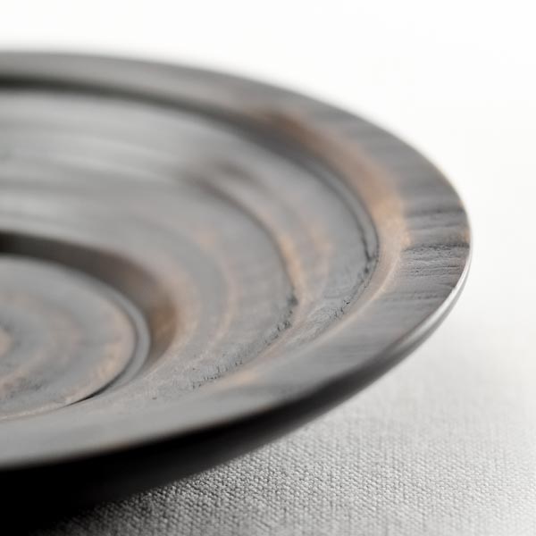送料無料】 茶托 象谷 拭漆 135mm 5枚 / 初任給 プレゼント 父の日 早
