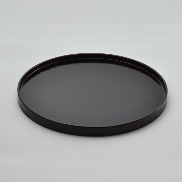 手塩盆 溜 210mm≪！取り寄せ商品！通常1〜3営業日で出荷≫ ( 名入れ可 ランチョンマット コーディネート 和食 母の日 初任給 プレゼント 山中漆器 )
