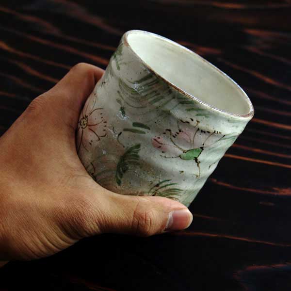 色いろカップ コスモス / 和窯 焼酎グラス ビアカップ ビールグラス